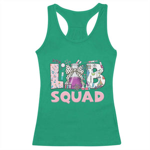 Funny Lab Squad Chemistry Laboratory Week Racerback Tank Top TS11 Irish Green Print Your Wear