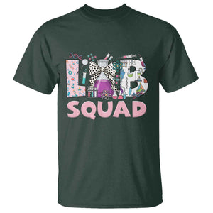 Funny Lab Squad Chemistry Laboratory Week T Shirt TS11 Dark Forest Green Print Your Wear