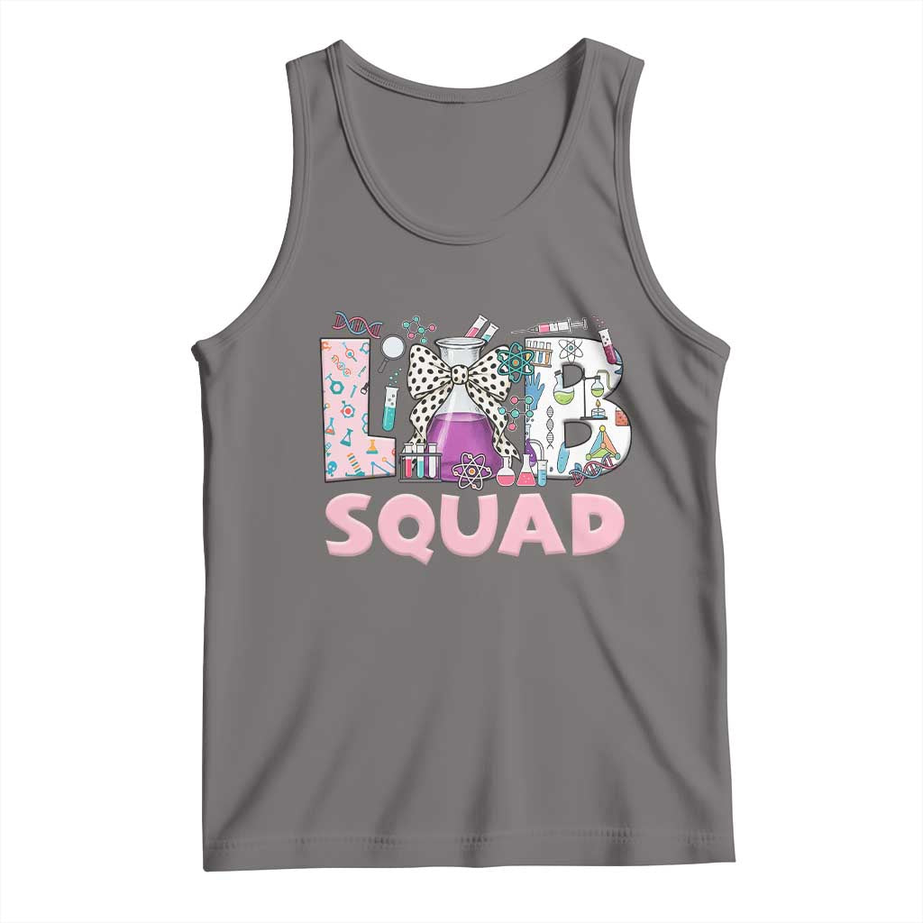 Funny Lab Squad Chemistry Laboratory Week Tank Top TS11 Deep Heather Print Your Wear