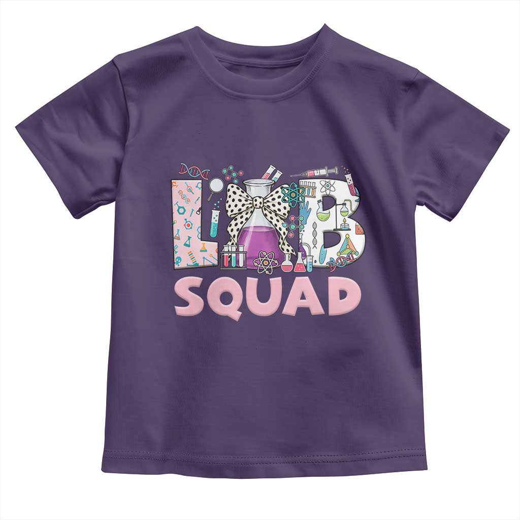 Funny Lab Squad Chemistry Laboratory Week Toddler T Shirt TS11 Purple Print Your Wear