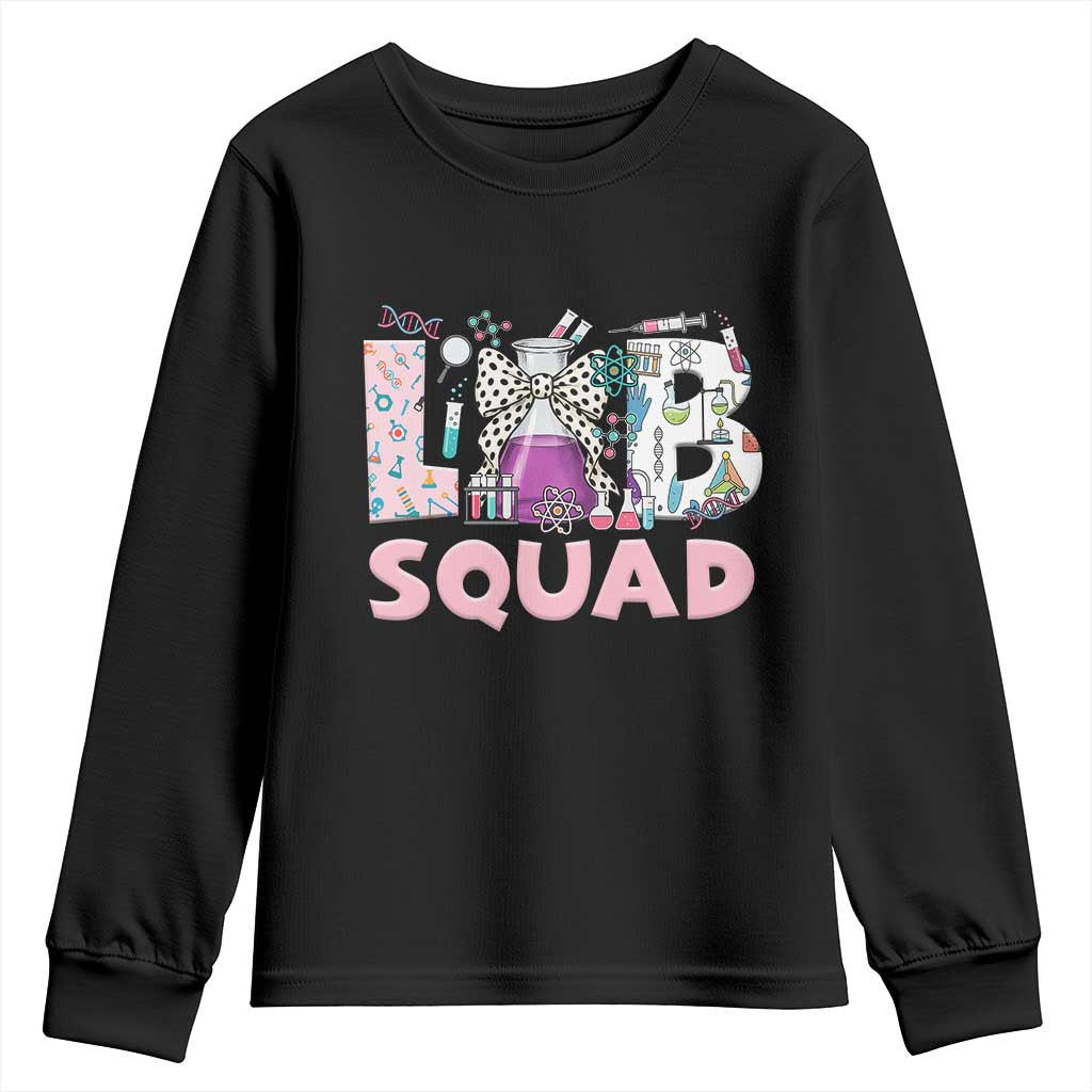 Funny Lab Squad Chemistry Laboratory Week Youth Sweatshirt TS11 Black Print Your Wear
