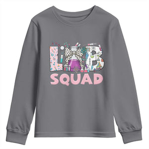 Funny Lab Squad Chemistry Laboratory Week Youth Sweatshirt TS11 Charcoal Print Your Wear