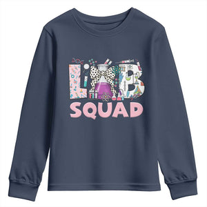 Funny Lab Squad Chemistry Laboratory Week Youth Sweatshirt TS11 Navy Print Your Wear
