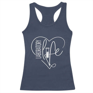 Funny Laboratory Life Lab Chemistry Scientist Racerback Tank Top TS11 Navy Print Your Wear