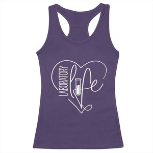 Funny Laboratory Life Lab Chemistry Scientist Racerback Tank Top TS11 Purple Print Your Wear
