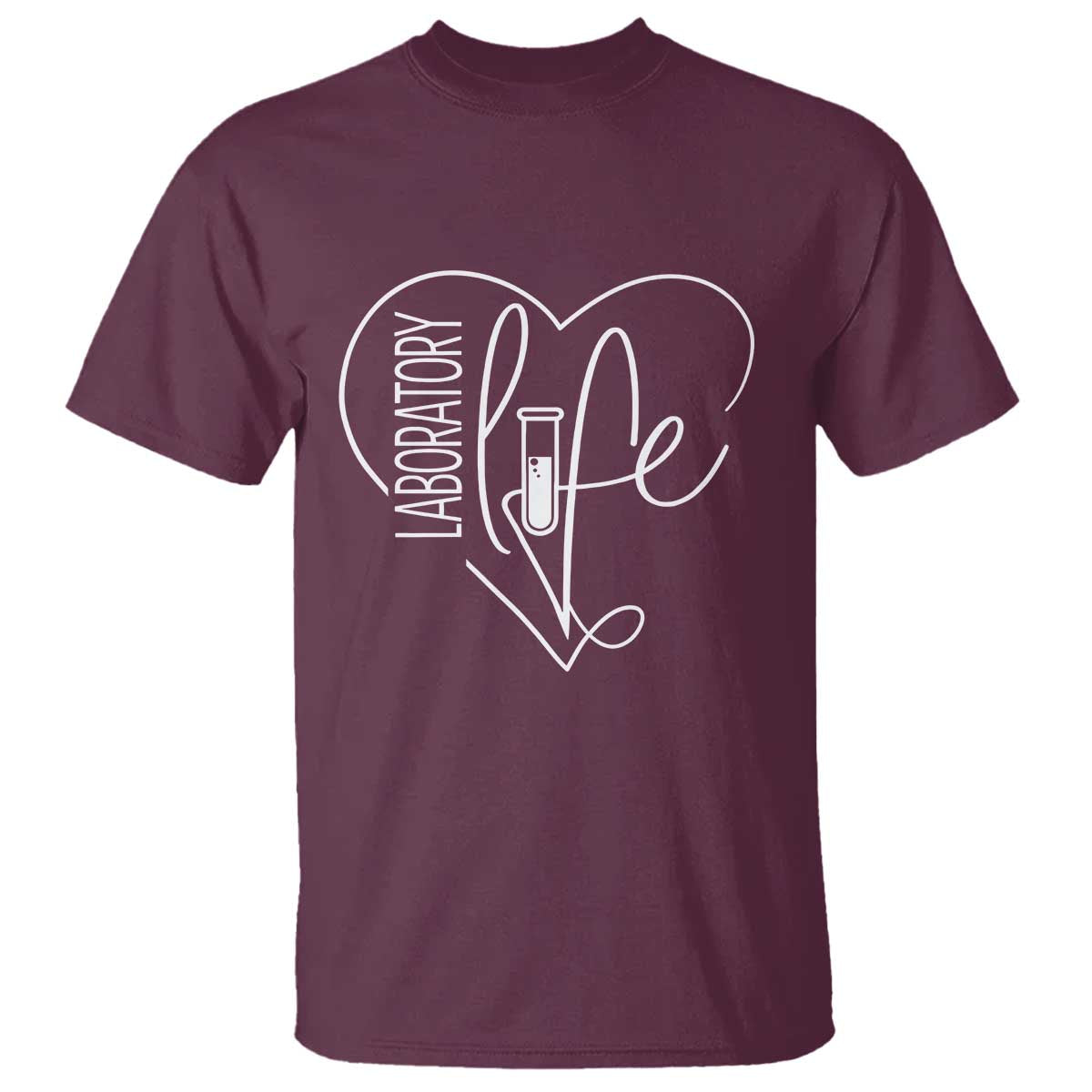 Funny Laboratory Life Lab Chemistry Scientist T Shirt TS11 Maroon Print Your Wear