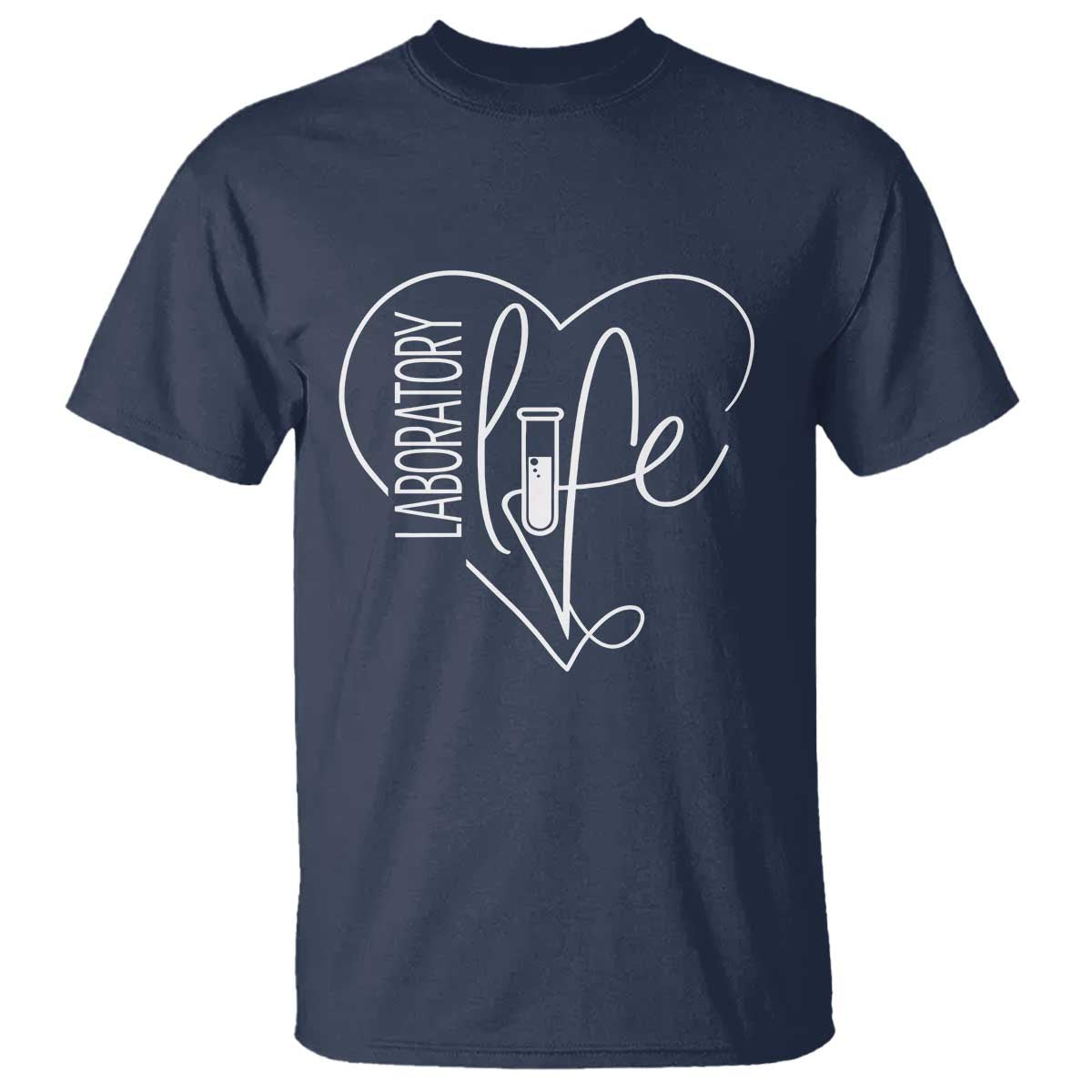Funny Laboratory Life Lab Chemistry Scientist T Shirt TS11 Navy Print Your Wear