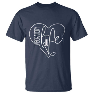 Funny Laboratory Life Lab Chemistry Scientist T Shirt TS11 Navy Print Your Wear