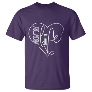 Funny Laboratory Life Lab Chemistry Scientist T Shirt TS11 Purple Print Your Wear