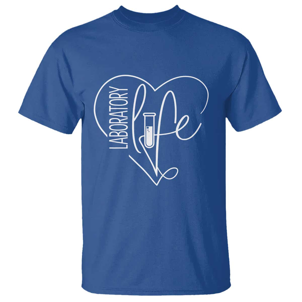 Funny Laboratory Life Lab Chemistry Scientist T Shirt TS11 Royal Blue Print Your Wear