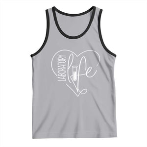 Funny Laboratory Life Lab Chemistry Scientist Tank Top TS11 Athletic Heather Black Print Your Wear