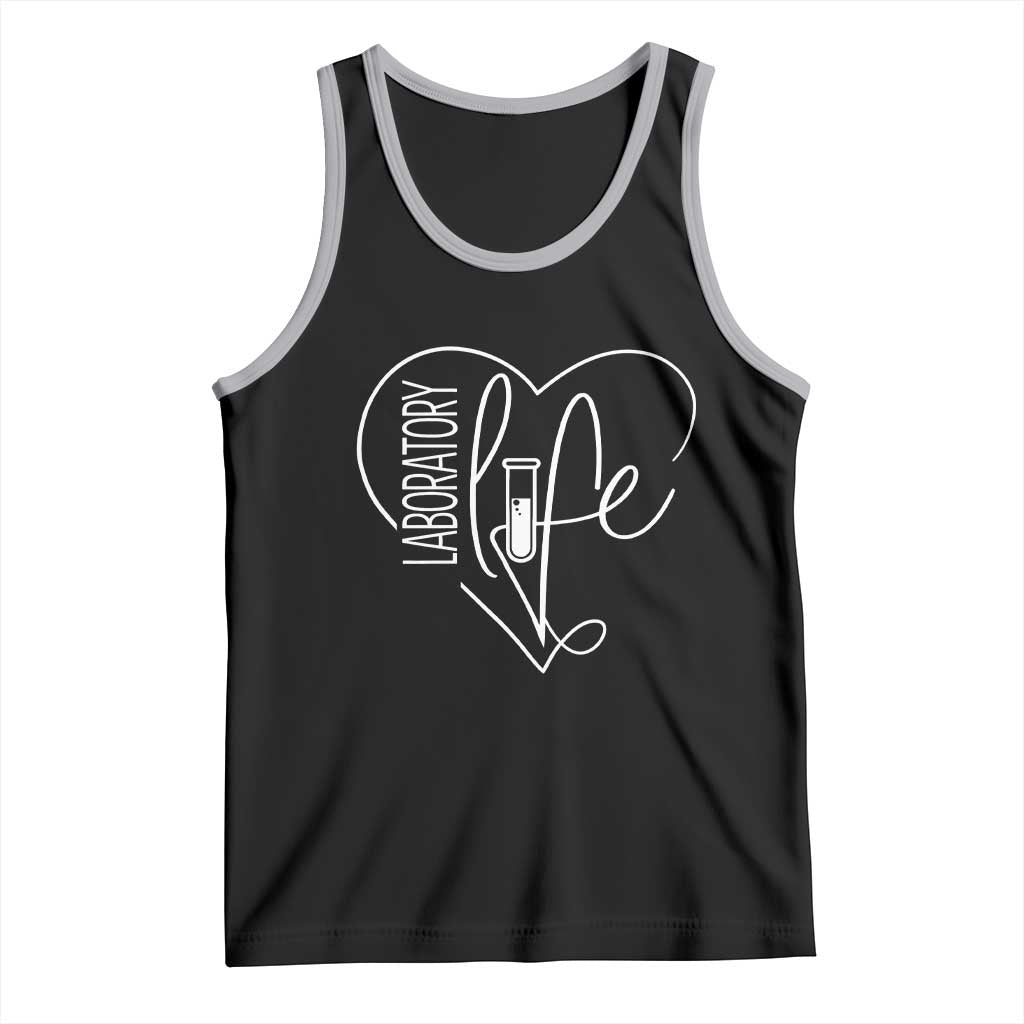 Funny Laboratory Life Lab Chemistry Scientist Tank Top TS11 Black Athletic Heather Print Your Wear