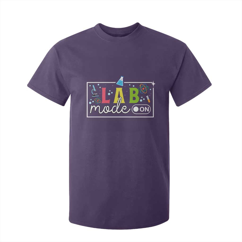 Funny Laboratory Scientist T Shirt For Kid Lab Mode On Chemistry Medical TS11 Purple Print Your Wear