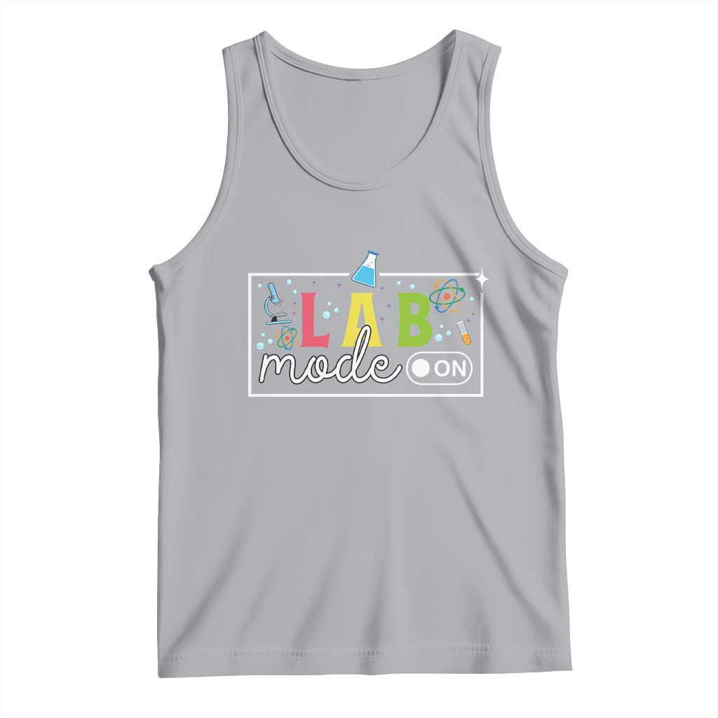 Funny Laboratory Scientist Tank Top Lab Mode On Chemistry Medical TS11 Athletic Heather Print Your Wear