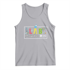 Funny Laboratory Scientist Tank Top Lab Mode On Chemistry Medical TS11 Athletic Heather Print Your Wear