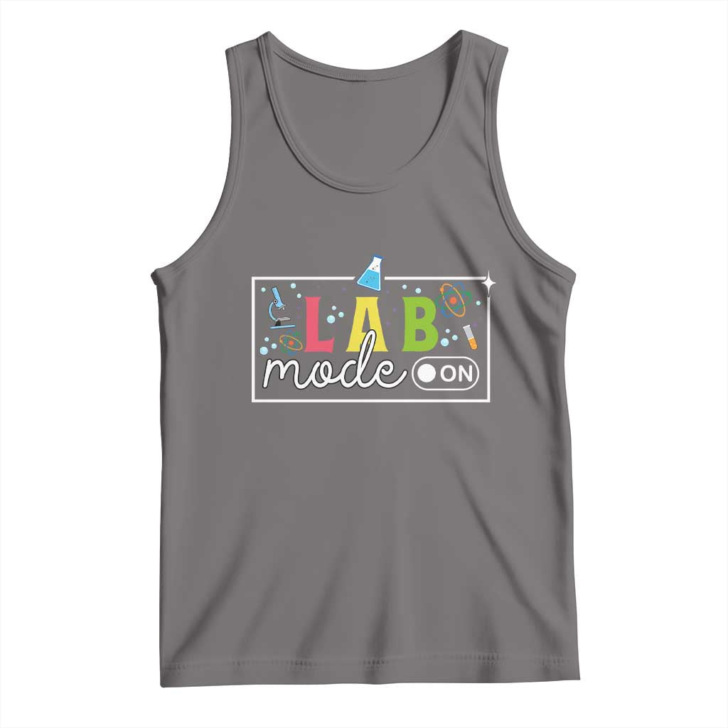 Funny Laboratory Scientist Tank Top Lab Mode On Chemistry Medical TS11 Deep Heather Print Your Wear