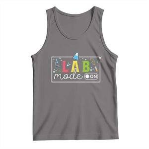 Funny Laboratory Scientist Tank Top Lab Mode On Chemistry Medical TS11 Deep Heather Print Your Wear