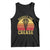 Funny Lacrosse Lax Goalie Goalkeeper Tank Top Respect The Crease TS11 Black Print Your Wear