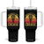 Funny Lacrosse Lax Goalie Goalkeeper Tumbler With Handle Respect The Crease TS11 One Size: 40 oz Black Print Your Wear