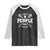 Funny Lacrosse Lax Raglan Shirt I Beat People With A Stick Skull TS11 Black White Print Your Wear