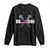 Funny Lacrosse Long Sleeve Shirt American Flag Relax Bro Lax Lover Joke TS10 Black Print Your Wear