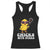 Funny Lax Girl Racerback Tank Top Chicks With Sticks Lacrosse Shooter TS11 Black Print Your Wear