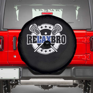 Funny Lax Lover Relax Bro Spare Tire Cover Lacrosse Joke TS11 Black Print Your Wear