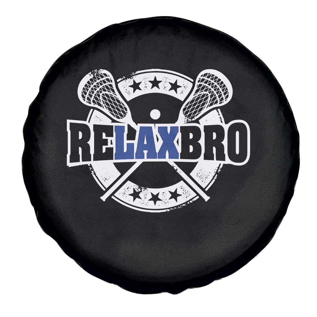 Funny Lax Lover Relax Bro Spare Tire Cover Lacrosse Joke TS11 Print Your Wear