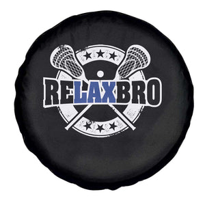 Funny Lax Lover Relax Bro Spare Tire Cover Lacrosse Joke TS11 Print Your Wear