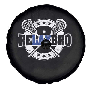 Funny Lax Lover Relax Bro Spare Tire Cover Lacrosse Joke TS11 Print Your Wear