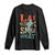 Funny Lax Score Smile Repeat Long Sleeve Shirt Lax Lacrosse Lover TS11 Black Print Your Wear