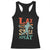 Funny Lax Score Smile Repeat Racerback Tank Top Lax Lacrosse Lover TS11 Black Print Your Wear