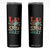 Funny Lax Score Smile Repeat Skinny Tumbler Lax Lacrosse Lover TS11 Black Print Your Wear