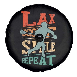 Funny Lax Score Smile Repeat Spare Tire Cover Lax Lacrosse Lover TS11 Print Your Wear
