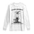 Funny Leave Society And Become A Lone Ranger Long Sleeve Shirt Cowboy Racoon TS11 White Print Your Wear