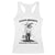 Funny Leave Society And Become A Lone Ranger Racerback Tank Top Cowboy Racoon TS11 White Print Your Wear