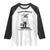 Funny Leave Society And Become A Lone Ranger Raglan Shirt Cowboy Racoon TS11 White Black Print Your Wear