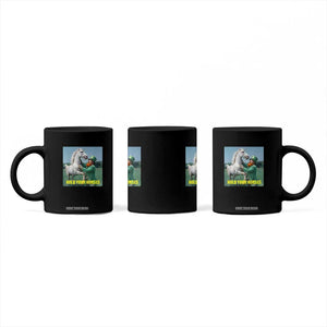 Funny Leprechaun Hold Your Horse Coffee Mug Unicorn St Patrick's Day TS02 Print Your Wear