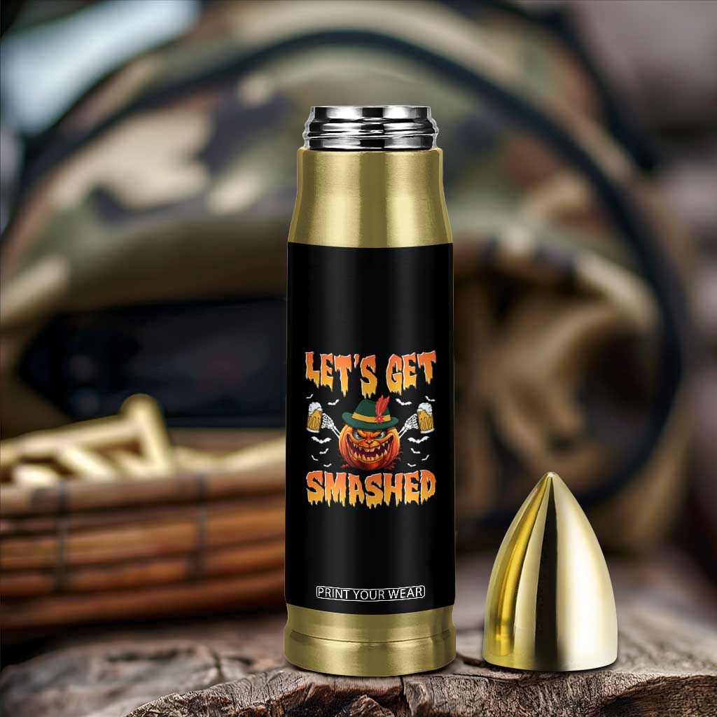 Funny Let's Get Smashed Bullet Tumbler Oktoberfest Pumpkin Beer Tyrolean Hat TS11 Print Your Wear