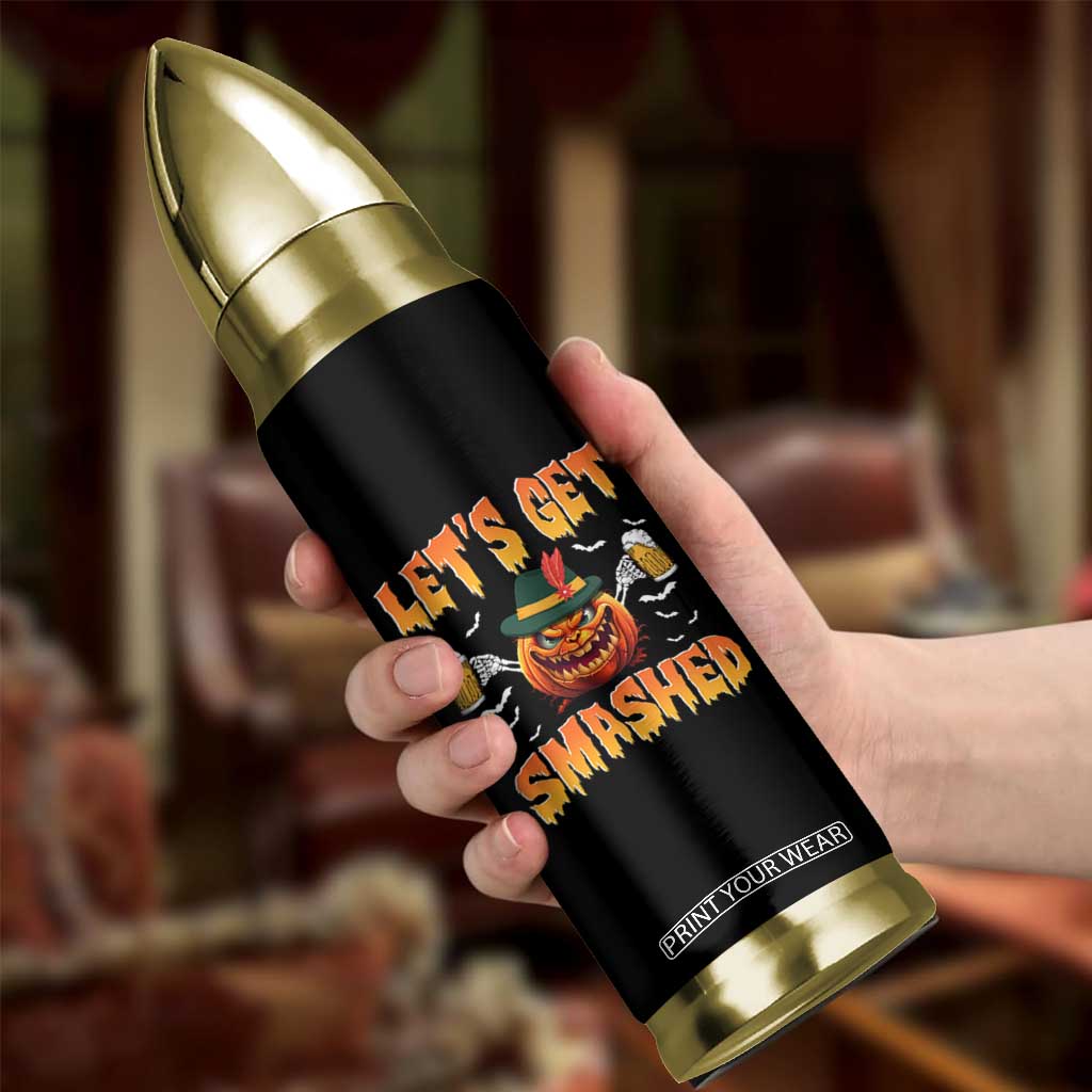 Funny Let's Get Smashed Bullet Tumbler Oktoberfest Pumpkin Beer Tyrolean Hat TS11 Print Your Wear