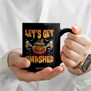 Funny Let's Get Smashed Coffee Mug Oktoberfest Pumpkin Beer Tyrolean Hat TS11 Print Your Wear
