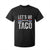 Funny Let's Go Taco Always Chickens Out T Shirt For Kid Vintage Star Stripes TS11 Black Print Your Wear
