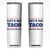Funny Let's Go Taco Skinny Tumbler Tacos for President Humor TS02 White Print Your Wear