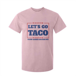 Funny Let's Go Taco T Shirt For Kid Tacos for President Humor TS02 Light Pink Print Your Wear