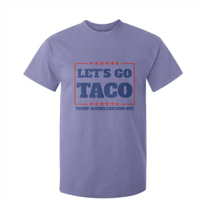 Funny Let's Go Taco T Shirt For Kid Tacos for President Humor TS02 Violet Print Your Wear