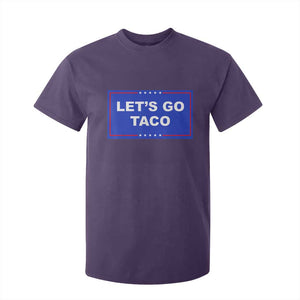 Funny Let's Go Taco T Shirt For Kid Trump Always Chickens Out Tacos Humor TS02 Purple Print Your Wear