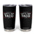 Funny Let's Go Taco Tumbler Cup Vintage Star Stripes TS11 Black Print Your Wear