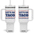 Funny Let's Go Taco Tumbler With Handle Tacos for President Humor TS02 One Size: 40 oz White Print Your Wear