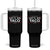 Funny Let's Go Taco Tumbler With Handle Vintage Star Stripes TS11 One Size: 40 oz Black Print Your Wear