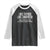 Funny Like Father Like Daughter Whether That Is A Good Thing Raglan Shirt Girl Dad Fathers Day TS11 Black White Print Your Wear